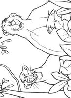Disney kolorowanki Księga Dżungli do wydruku Disney malowanki dla dzieci numer 62